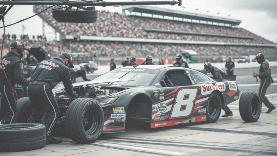 Jak zarządza się pit-stopami podczas wyścigów NASCAR?