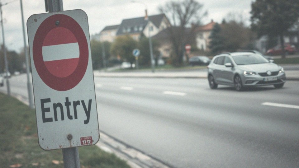 Co grozi kierującym pojazdem za naruszenie zakazu wjazdu?