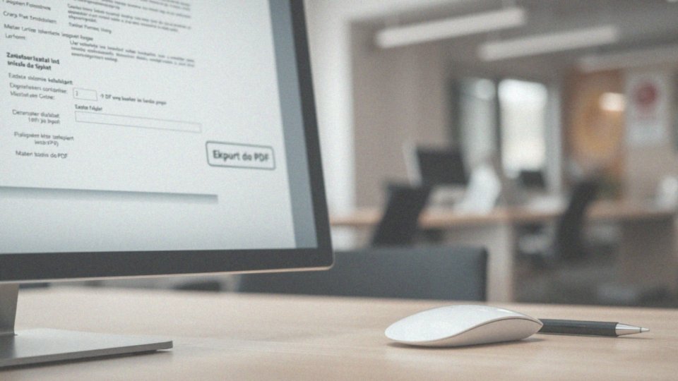 Jak wygląda proces eksportu formularza BDO do PDF?
