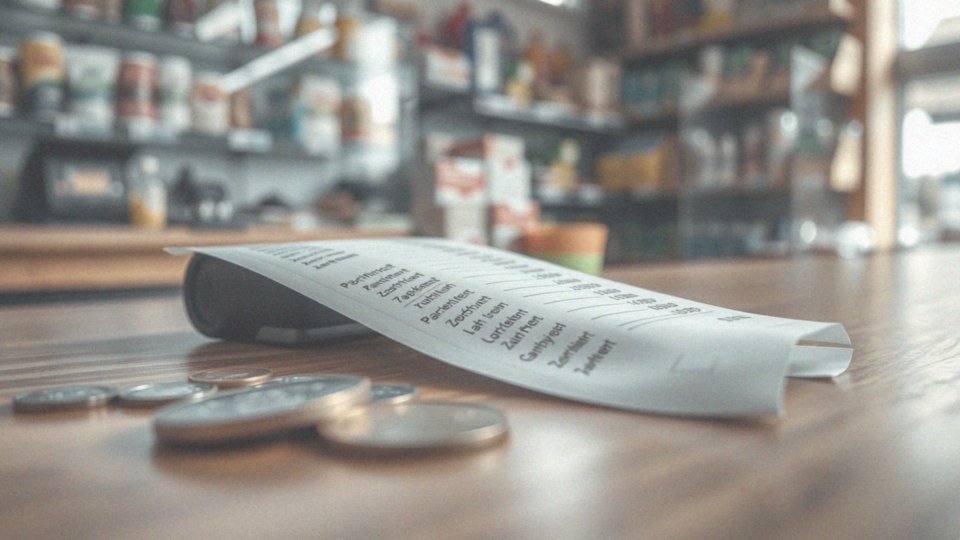 Dlaczego poprawna forma płatności na paragonie jest ważna?