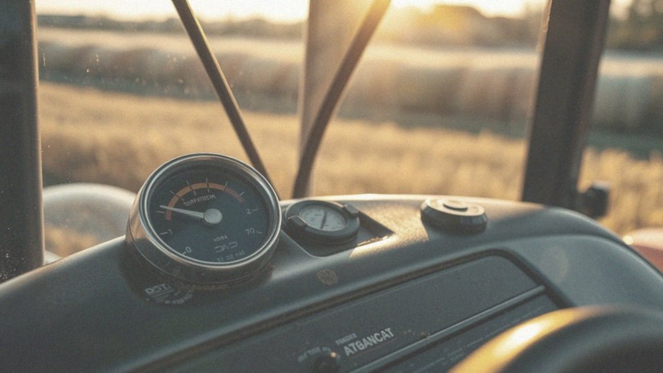Jakie funkcje pełni wskaźnik temperatury wody w ciągniku?