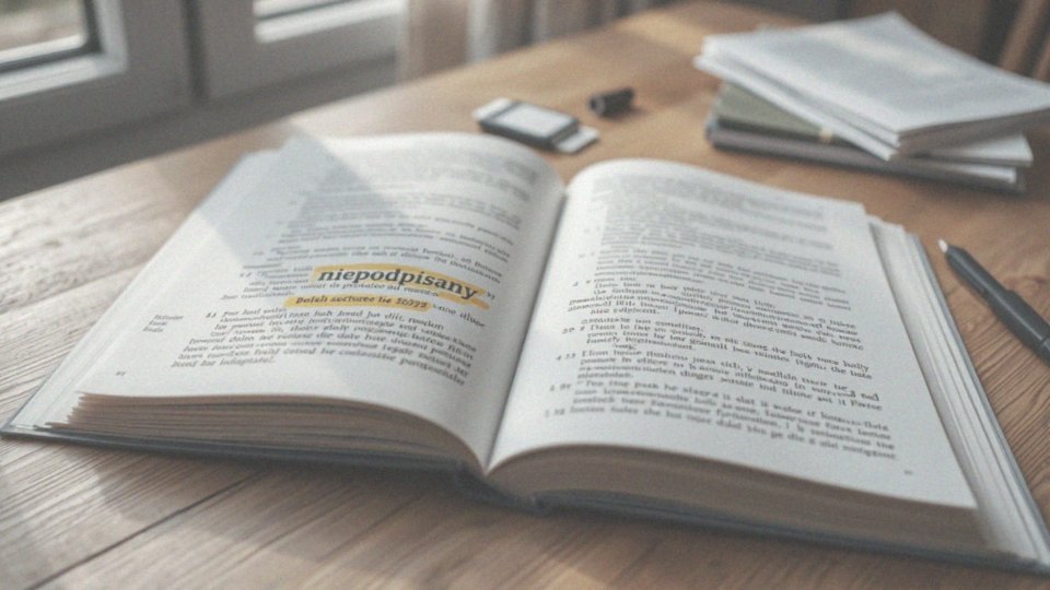 Czym różni się „niepodpisany” od „nie podpisany”?