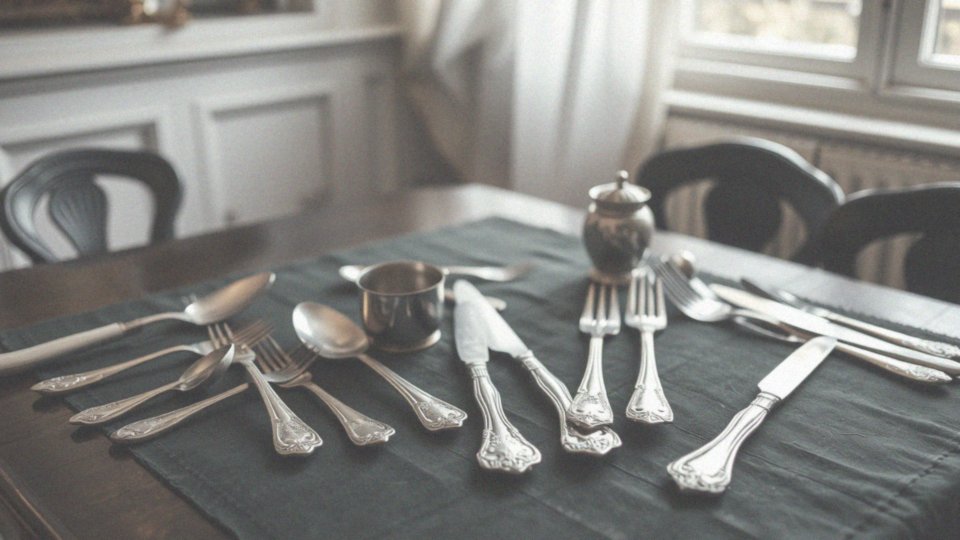 Jakie sztućce można znaleźć w ofercie wyrobów z plateru?