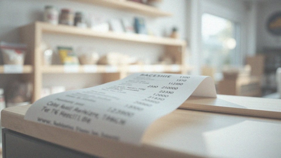 Jak numer paragonu wpływa na ewidencję sprzedaży?