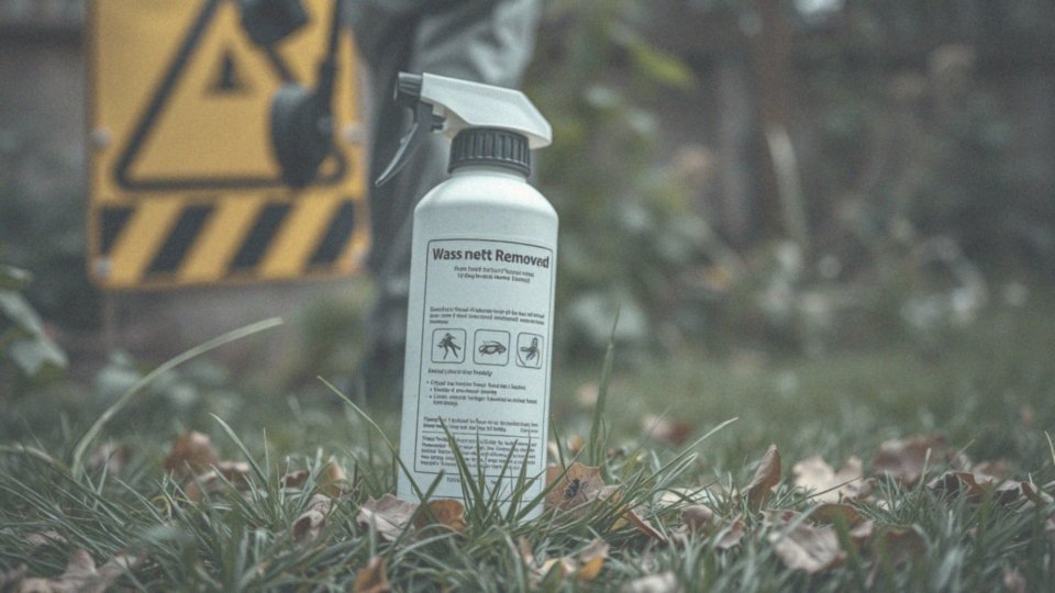 Jakie specjalistyczne środki chemiczne są używane do likwidacji gniazd szerszeni?