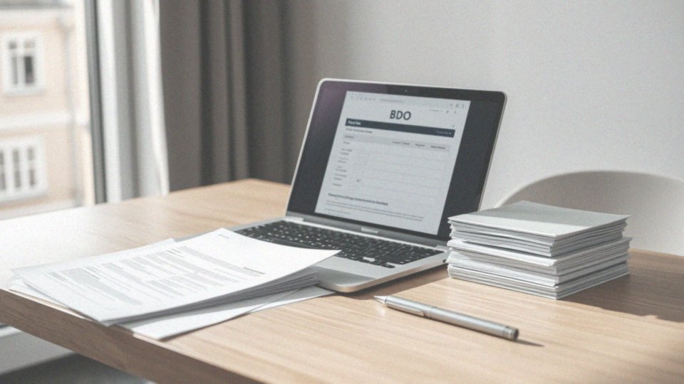 BDO wniosek PDF – jak go wypełnić i złożyć?
