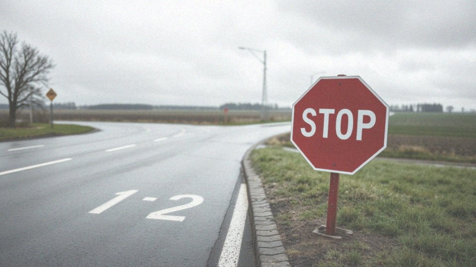 Jaki mandat za niezatrzymanie się na STOP-ie? Sprawdź kary i punkty